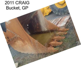 2011 CRAIG Bucket, GP