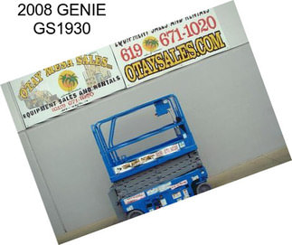 2008 GENIE GS1930