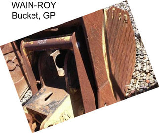 WAIN-ROY Bucket, GP