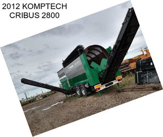 2012 KOMPTECH CRIBUS 2800