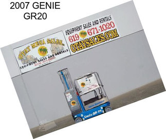 2007 GENIE GR20