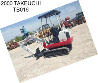 2000 TAKEUCHI TB016