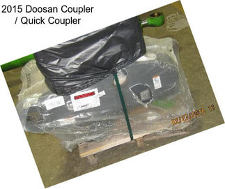 2015 Doosan Coupler / Quick Coupler