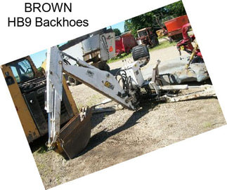 BROWN HB9 Backhoes