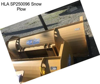 HLA SP250096 Snow Plow