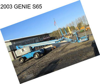 2003 GENIE S65