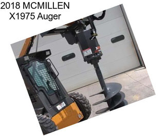 2018 MCMILLEN X1975 Auger