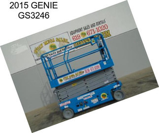 2015 GENIE GS3246