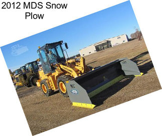 2012 MDS Snow Plow