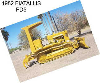 1982 FIATALLIS FD5