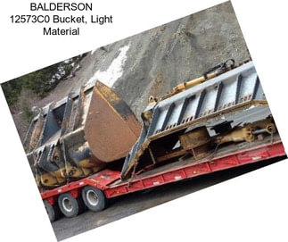 BALDERSON 12573C0 Bucket, Light Material