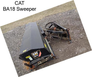 CAT BA18 Sweeper