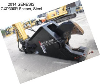 2014 GENESIS GXP300R Shears, Steel