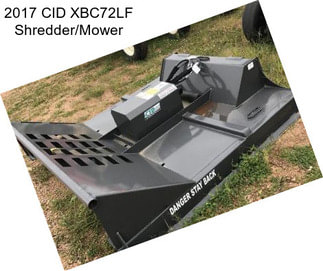 2017 CID XBC72LF Shredder/Mower