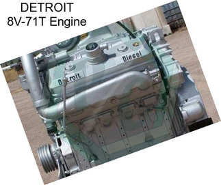 DETROIT 8V-71T Engine