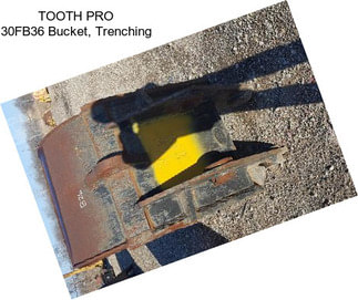 TOOTH PRO 30FB36 Bucket, Trenching