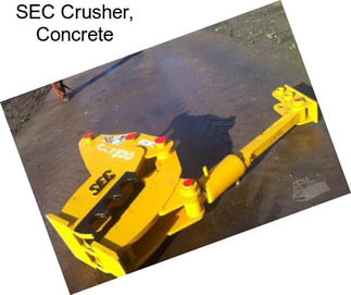 SEC Crusher, Concrete