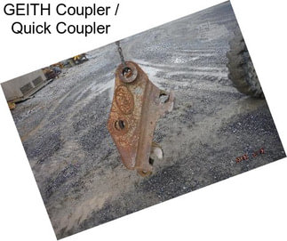 GEITH Coupler / Quick Coupler