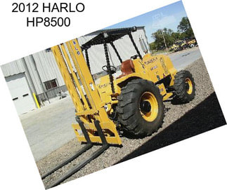 2012 HARLO HP8500