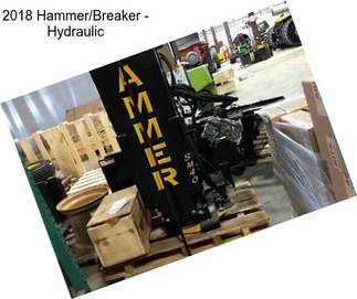 2018 Hammer/Breaker - Hydraulic