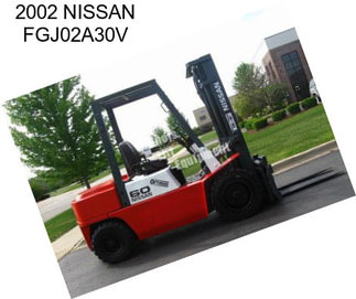 2002 NISSAN FGJ02A30V