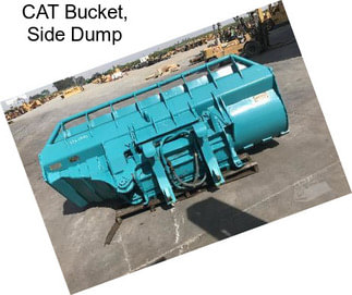 CAT Bucket, Side Dump