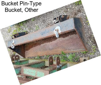 Bucket Pin-Type Bucket, Other