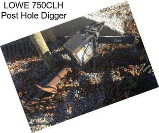 LOWE 750CLH Post Hole Digger