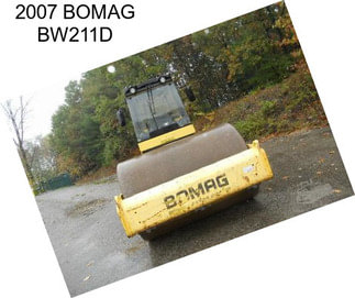 2007 BOMAG BW211D