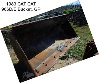 1983 CAT CAT 966D/E Bucket, GP