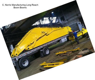 C. Norris Manufacturing Long Reach Boom Booms