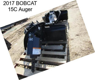 2017 BOBCAT 15C Auger