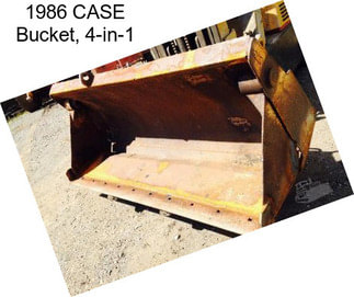 1986 CASE Bucket, 4-in-1