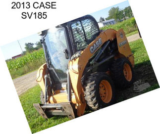 2013 CASE SV185