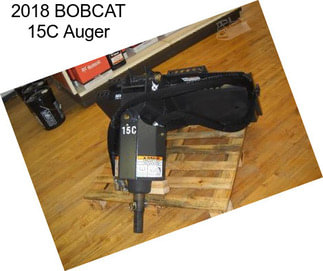 2018 BOBCAT 15C Auger