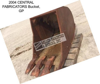 2004 CENTRAL FABRICATORS Bucket, GP