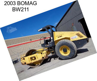 2003 BOMAG BW211