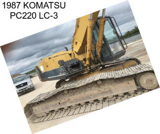 1987 KOMATSU PC220 LC-3