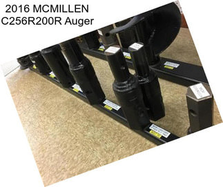 2016 MCMILLEN C256R200R Auger