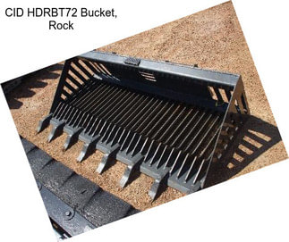 CID HDRBT72 Bucket, Rock