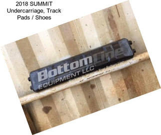 2018 SUMMIT Undercarriage, Track Pads / Shoes