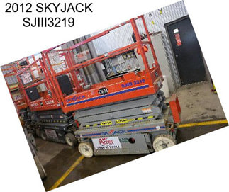 2012 SKYJACK SJIII3219