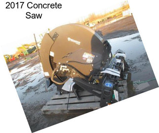 2017 Concrete Saw