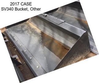 2017 CASE SV340 Bucket, Other