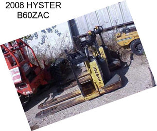 2008 HYSTER B60ZAC