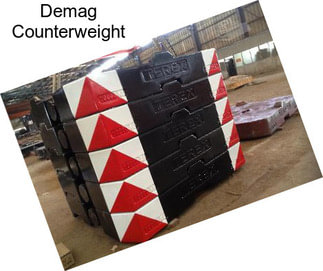 Demag Counterweight