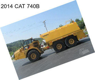 2014 CAT 740B