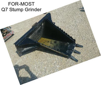 FOR-MOST Q7 Stump Grinder