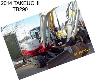 2014 TAKEUCHI TB290