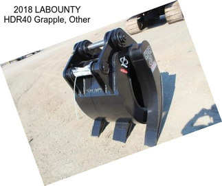 2018 LABOUNTY HDR40 Grapple, Other